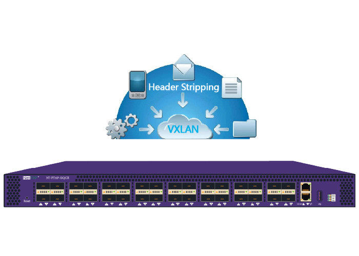 NetTAP® Network Packet Broker VXLAN Header Stripping dalam Paket Asli dan Metadata